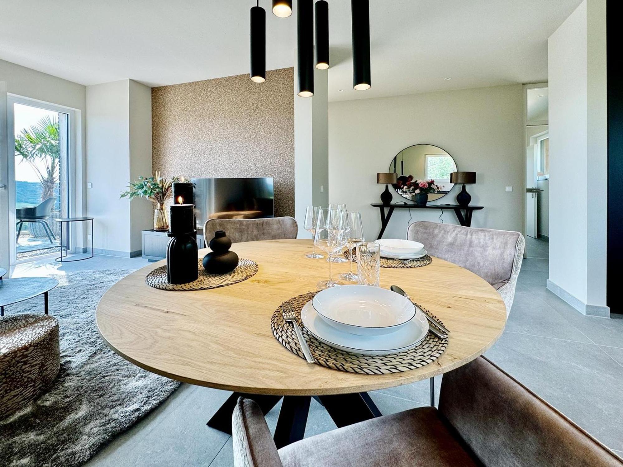 Luxapart Eifel Mit Privater Sauna Harscheid الغرفة الصورة